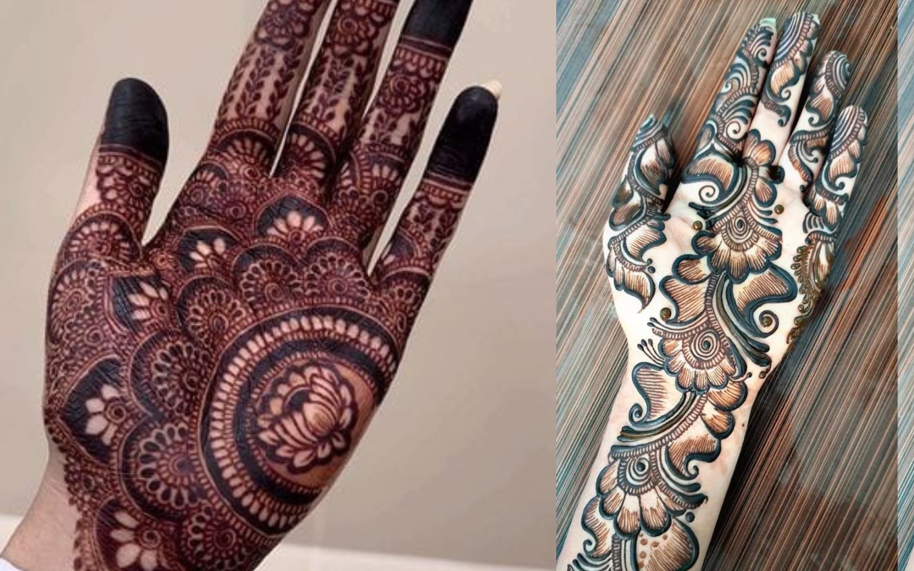 Just completed #karwachauth henna design for Shalu Singh. Henna with style  and passion… | Indian mehndi designs, Bridal mehendi designs hands, Unique mehndi  designs