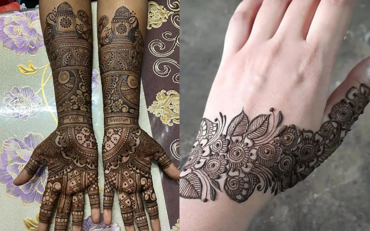 Full Hand Mehndi करते हैं पसंद तो यहां से कीजिए डिजाइन्स कॉपी (See Pics) -  full hand mehndi design-mobile